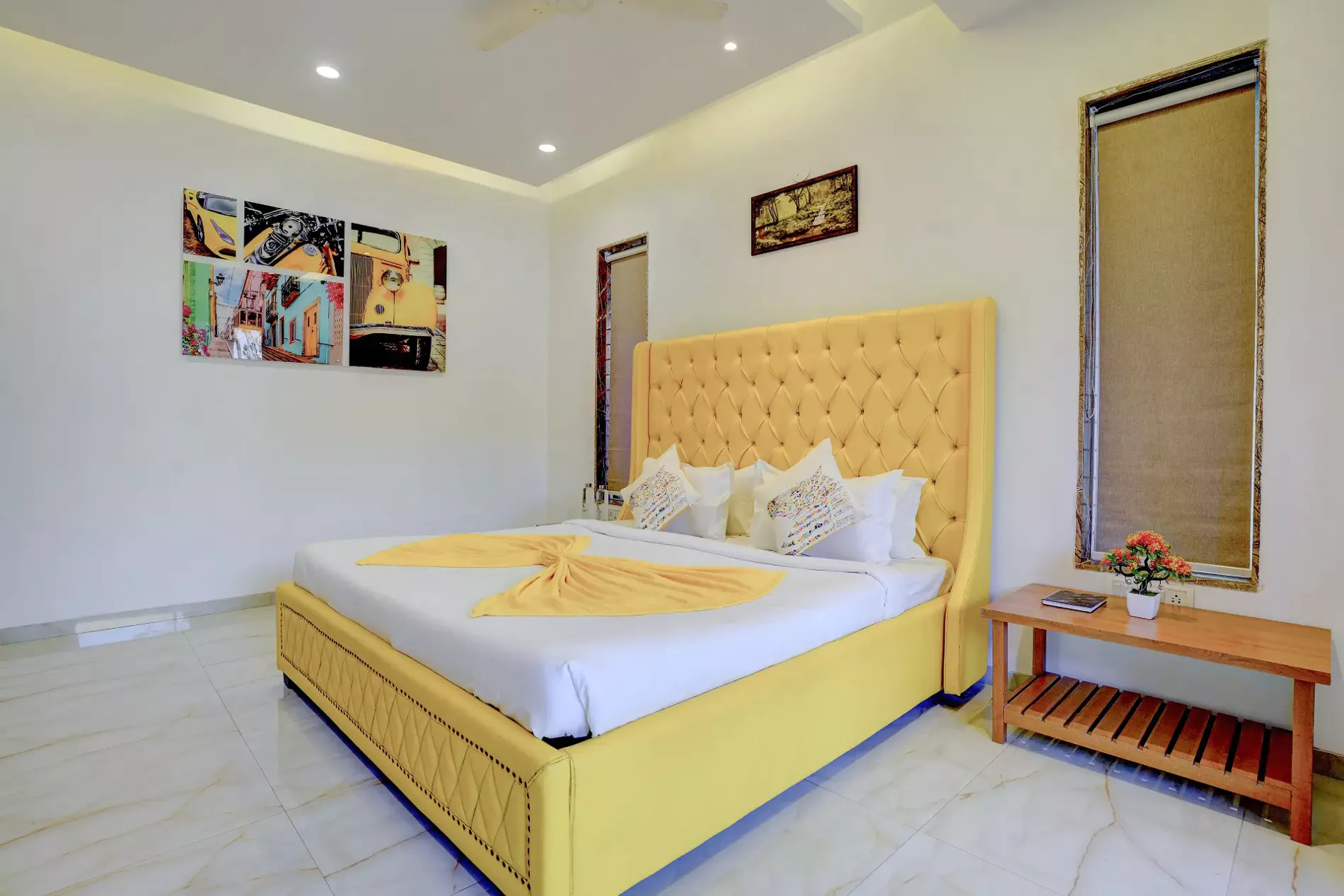Ground-floor bedroom alternate view at LonavillaStay villa